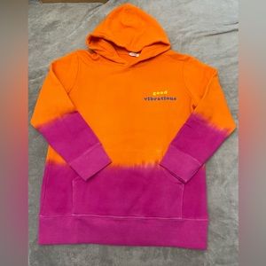 🌮NWOT WARM Kiddos “Good Vibrations” Tie-Dyed Hoodie, Size 12